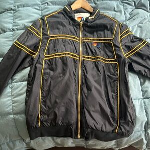 Aviator Nation Racing Jacket With Yellow and black accents( Size L )